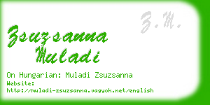 zsuzsanna muladi business card